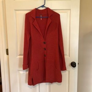 Free People Wool blend Sweater Jacket Size Medium